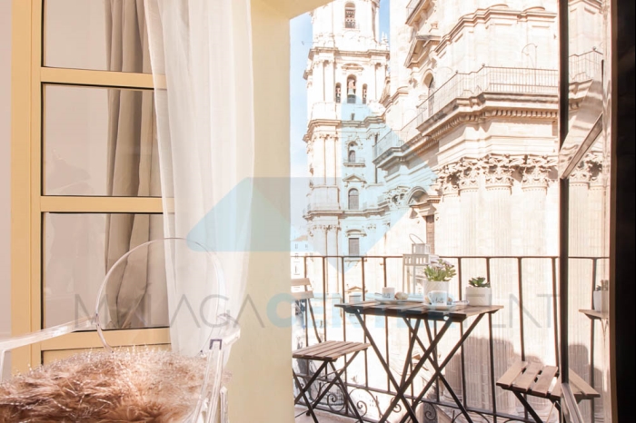 image Malaga Center Flat Cathedral Balcony Views 16