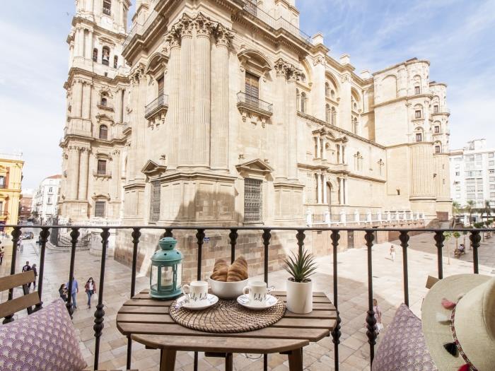 Malaga Center Flat Cathedral Balcony Love II