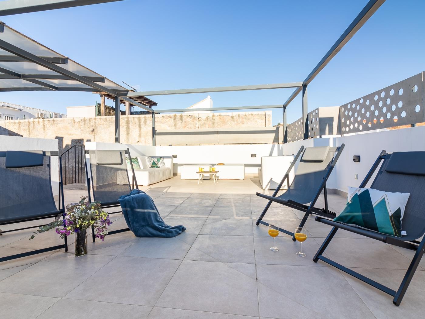image Balcony Exterieur Malaga Center Flat Mariblanca 12 Sun & Terrace Boutique 20