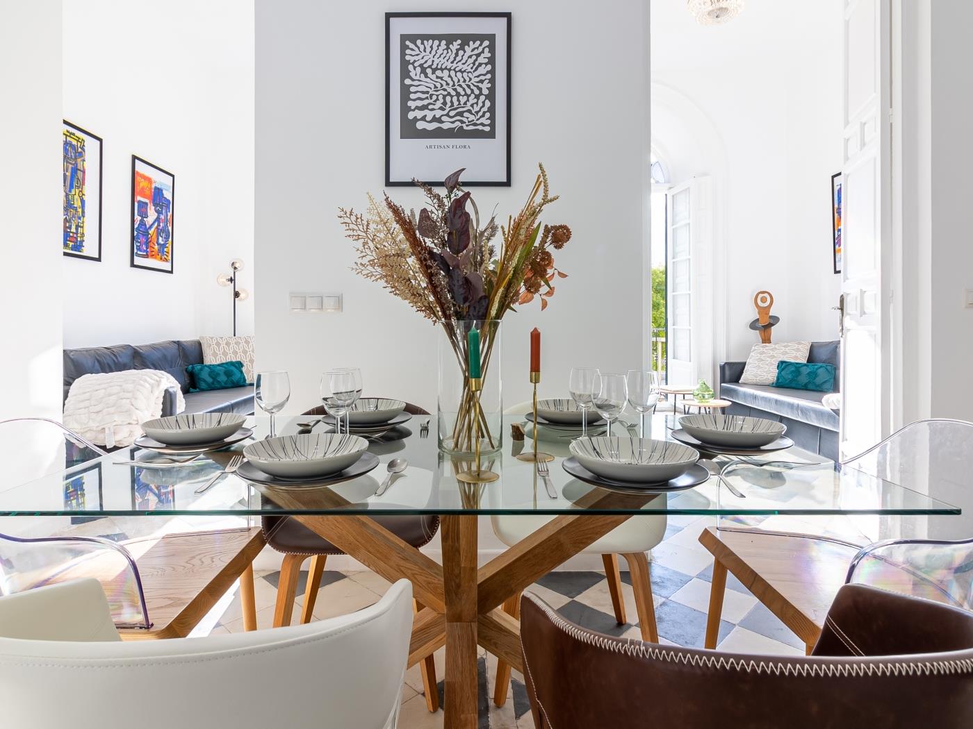 image Malaga Center Flat Balcony Picasso Plaza Merced 10