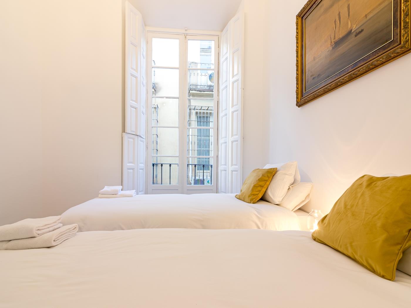 image Malaga Center Flat Balcony Picasso Plaza Merced 22