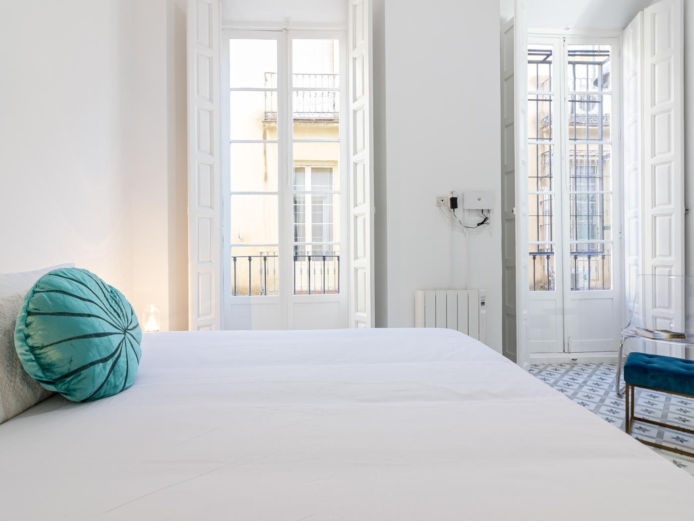 image Malaga Center Flat Balcony Picasso Plaza Merced 24