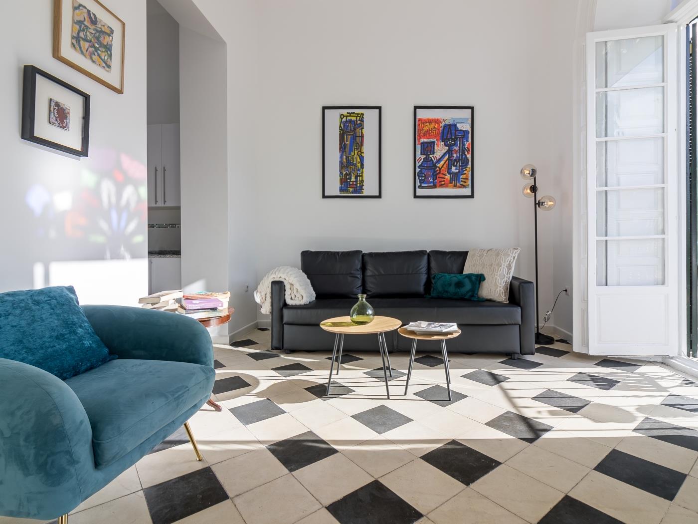 image Malaga Center Flat Balcony Picasso Plaza Merced 4
