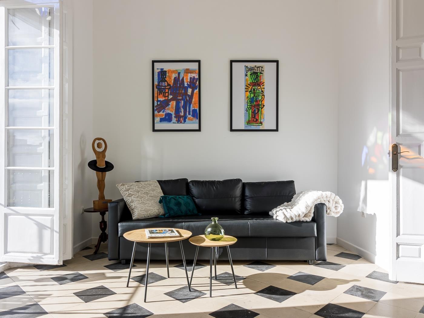 image Malaga Center Flat Balcony Picasso Plaza Merced 5