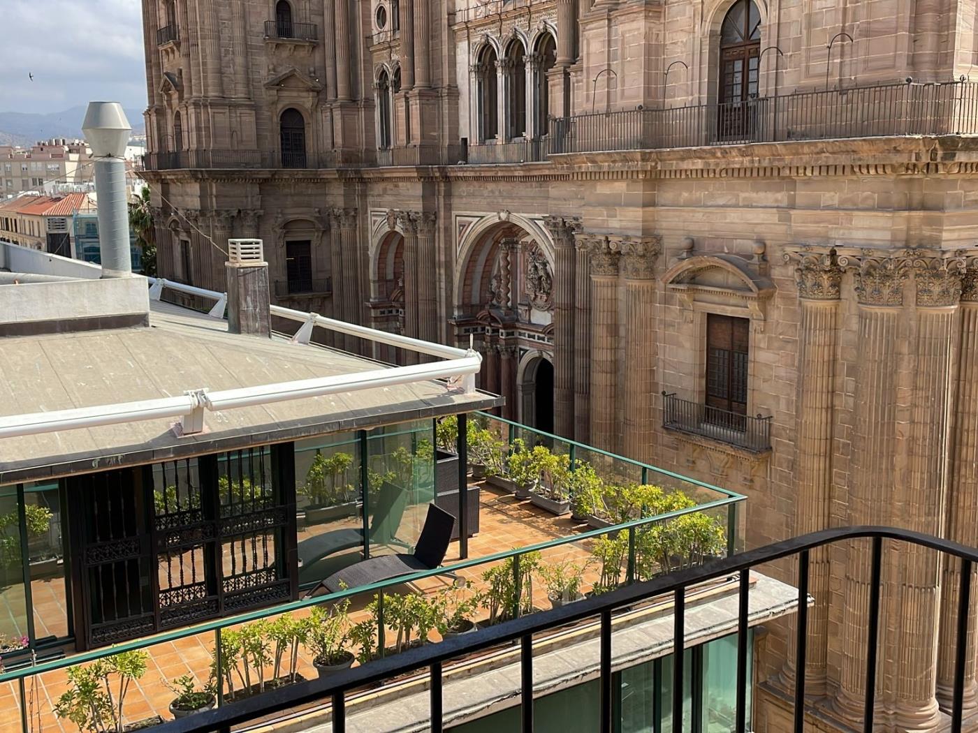 image Malaga Center Flat Cathedral Balcony Love 0