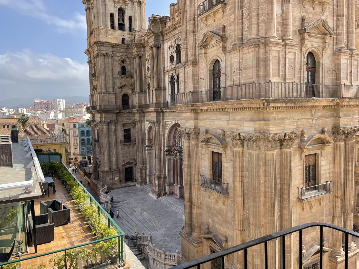 image Malaga Center Flat Cathedral Balcony Love 11
