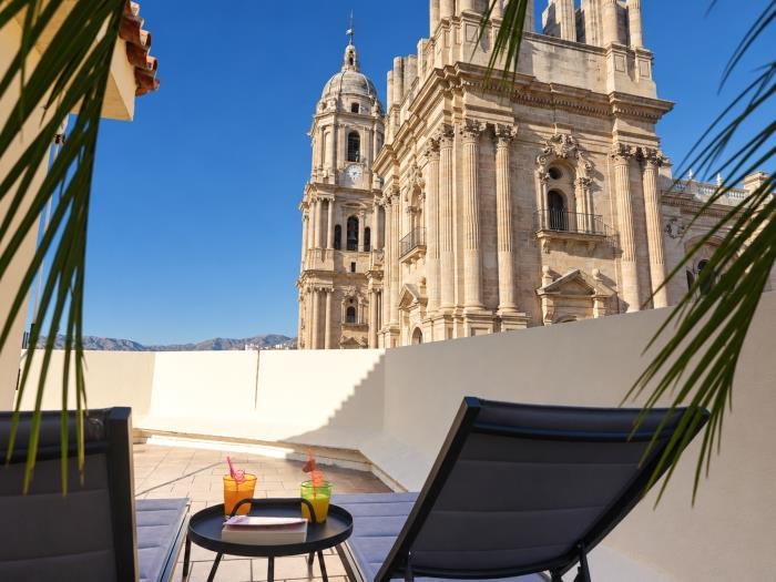 Malaga Center Flat CATHEDRAL TERRACE VIEWS
