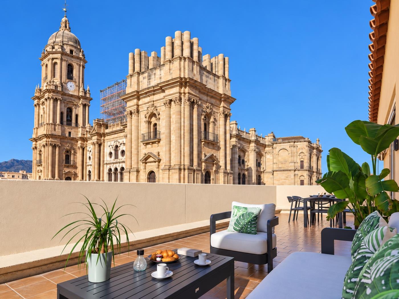 image Malaga Center Flat CATHEDRAL TERRACE VIEWS 4